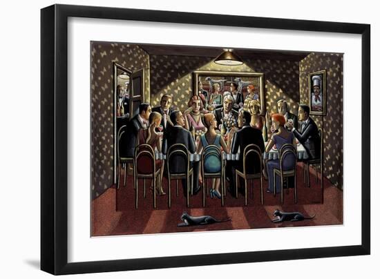 Late Supper, 2015-PJ Crook-Framed Giclee Print