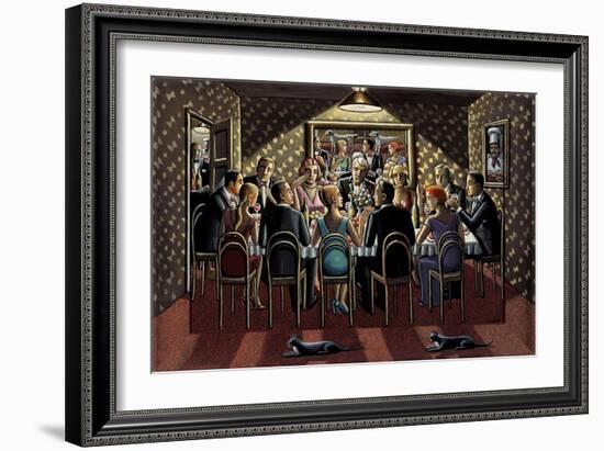 Late Supper, 2015-PJ Crook-Framed Giclee Print