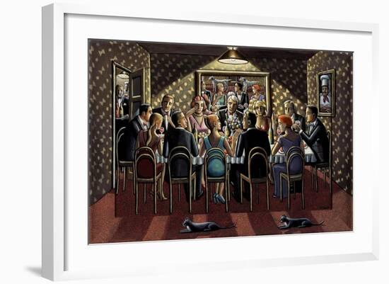 Late Supper, 2015-PJ Crook-Framed Giclee Print