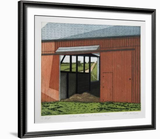 Latent Pastures - A Roadside Pause-Katherine E^ Gallagher-Framed Collectable Print
