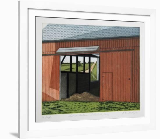 Latent Pastures - A Roadside Pause-Katherine E^ Gallagher-Framed Collectable Print