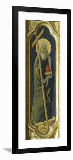 Lateral Pillar with Figure of Saint-null-Framed Giclee Print