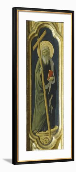 Lateral Pillar with Figure of Saint-null-Framed Giclee Print