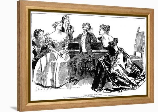 Latest Nobleman-Charles Dana Gibson-Framed Premier Image Canvas