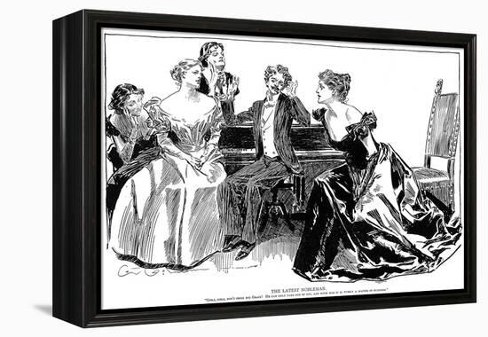 Latest Nobleman-Charles Dana Gibson-Framed Premier Image Canvas