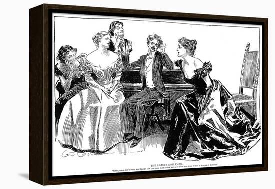 Latest Nobleman-Charles Dana Gibson-Framed Premier Image Canvas