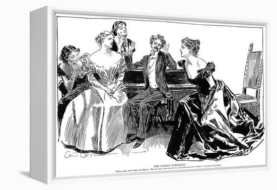 Latest Nobleman-Charles Dana Gibson-Framed Premier Image Canvas