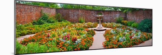 Latham Memorial Garden at Tryon Palace, New Bern, North Carolina, USA-null-Mounted Photographic Print