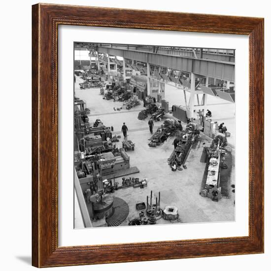 Lathe Workshop Area, Park Gate Iron and Steel Co, Rotherham, South Yorkshire, 1964-Michael Walters-Framed Photographic Print