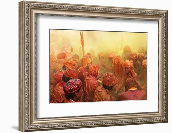 Lathmar Holi-Francesco Vaninetti-Framed Photographic Print