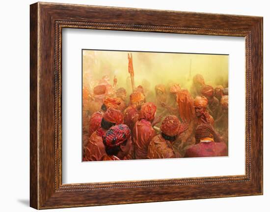 Lathmar Holi-Francesco Vaninetti-Framed Photographic Print