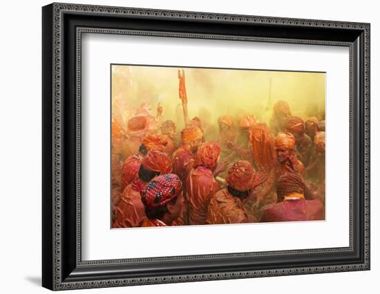 Lathmar Holi-Francesco Vaninetti-Framed Photographic Print