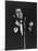 Latin Singer Domenico Modugno Performing on Stage-Ed Clark-Mounted Premium Photographic Print