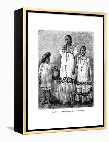 Latino Types, 19th Century-E Ronjat-Framed Premier Image Canvas