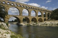 The Roman Aqueduct across the River Gard Was Built in the Middle of the First Century-LatitudeStock-Photographic Print
