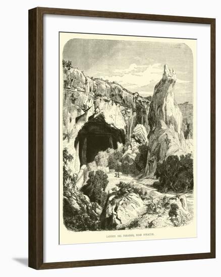 Latomie Del Paradiso, Near Syracuse-null-Framed Giclee Print