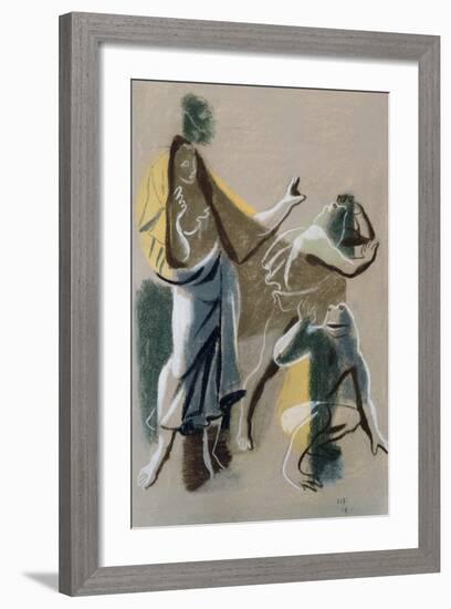 Latona and the Frogs, 1934-Hans Feibusch-Framed Giclee Print