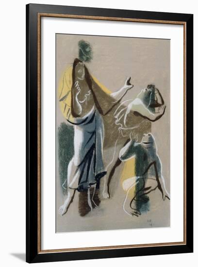 Latona and the Frogs, 1934-Hans Feibusch-Framed Giclee Print