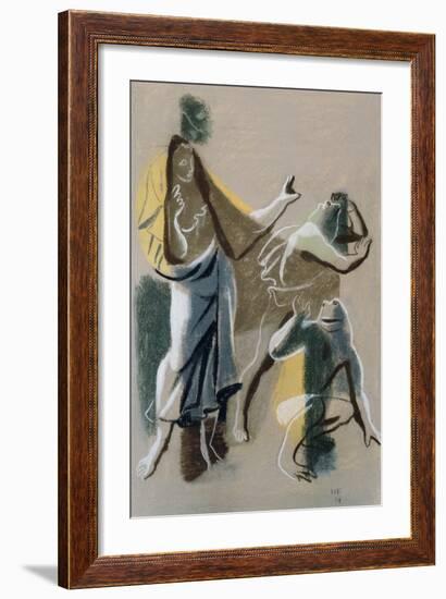 Latona and the Frogs, 1934-Hans Feibusch-Framed Giclee Print