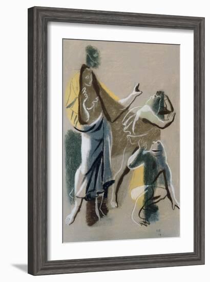 Latona and the Frogs, 1934-Hans Feibusch-Framed Giclee Print