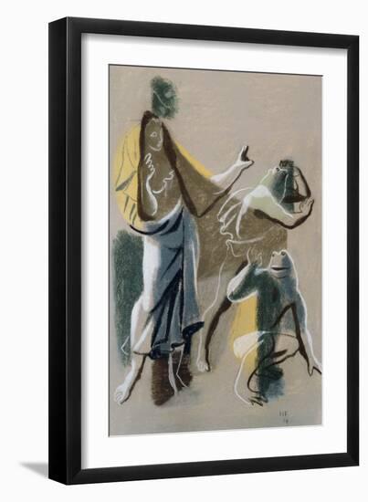 Latona and the Frogs, 1934-Hans Feibusch-Framed Giclee Print