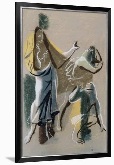 Latona and the Frogs, 1934-Hans Feibusch-Framed Giclee Print