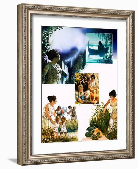 Latona, Cursed by the Greek Gods-Andrew Howat-Framed Giclee Print