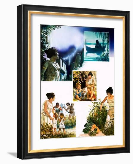 Latona, Cursed by the Greek Gods-Andrew Howat-Framed Giclee Print