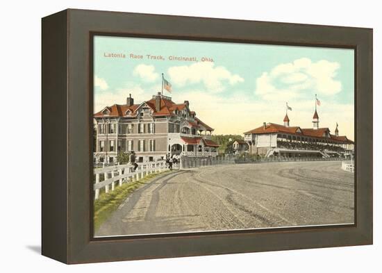 Latonia Race Track, Cincinnati, Ohio-null-Framed Stretched Canvas