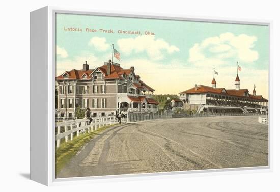 Latonia Race Track, Cincinnati, Ohio-null-Framed Stretched Canvas