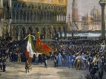 Proclamation of Republic of San Marco, March 22, 1848-Lattanzio Querena-Giclee Print