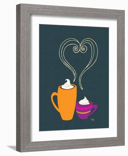 Latte Love-Teresa Woo-Framed Art Print