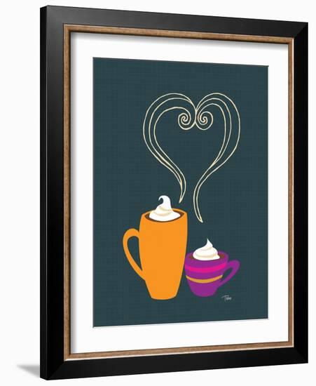 Latte Love-Teresa Woo-Framed Art Print