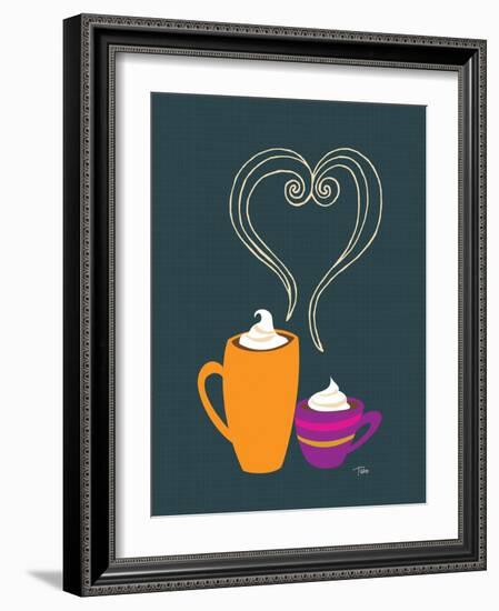 Latte Love-Teresa Woo-Framed Art Print