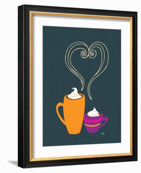 Latte Love-Teresa Woo-Framed Art Print