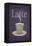 Latte Sign-Lantern Press-Framed Stretched Canvas