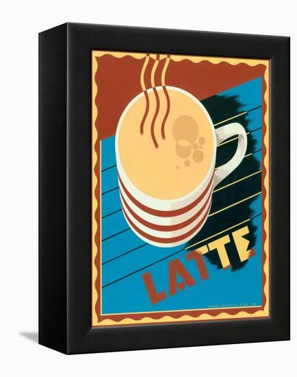 Latte-Brian James-Framed Stretched Canvas