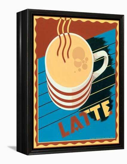 Latte-Brian James-Framed Stretched Canvas