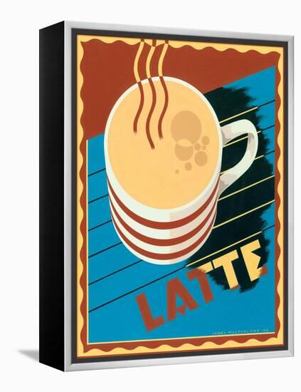 Latte-Brian James-Framed Stretched Canvas