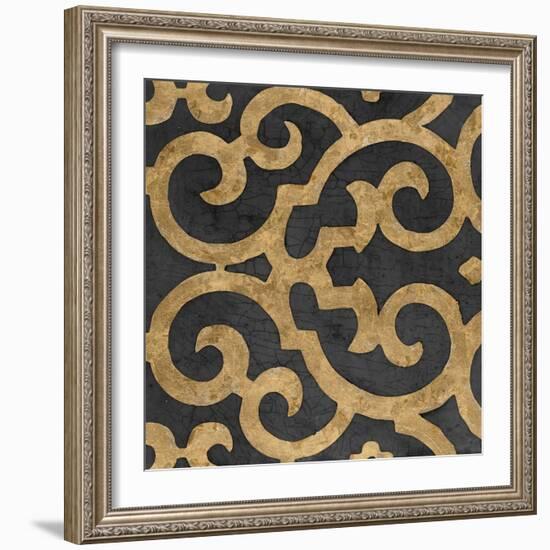 Lattice Ebony-Regina-Andrew Design-Framed Art Print