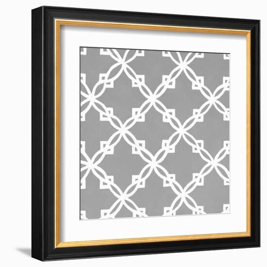 Latticework Tile I-Hope Smith-Framed Art Print