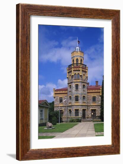 Latvia, Vidzeme Region, Sigulda, New Castle-null-Framed Giclee Print