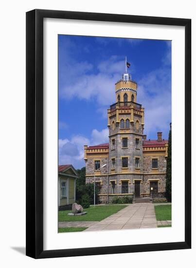 Latvia, Vidzeme Region, Sigulda, New Castle-null-Framed Giclee Print