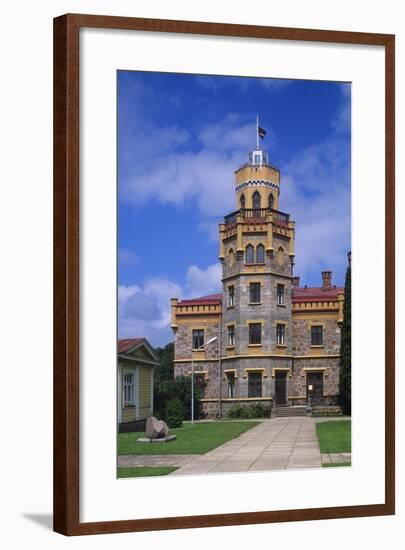 Latvia, Vidzeme Region, Sigulda, New Castle-null-Framed Giclee Print