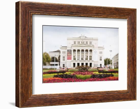 Latvian National Opera Building, Riga, Latvia, Baltic States, Europe-Ben Pipe-Framed Photographic Print