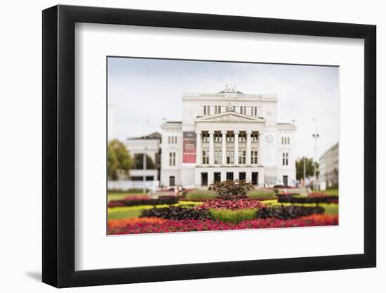 Latvian National Opera Building, Riga, Latvia, Baltic States, Europe-Ben Pipe-Framed Photographic Print