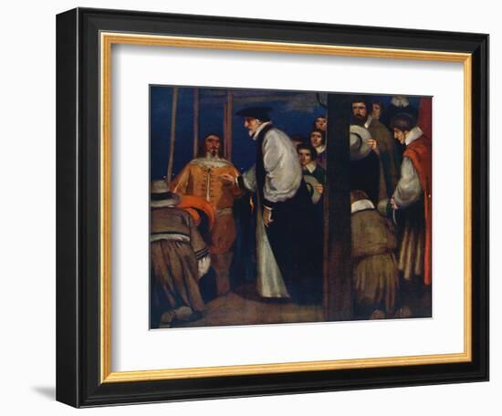 'Laud entering the Barge at Lambeth to go to the Tower', 1912-Unknown-Framed Giclee Print