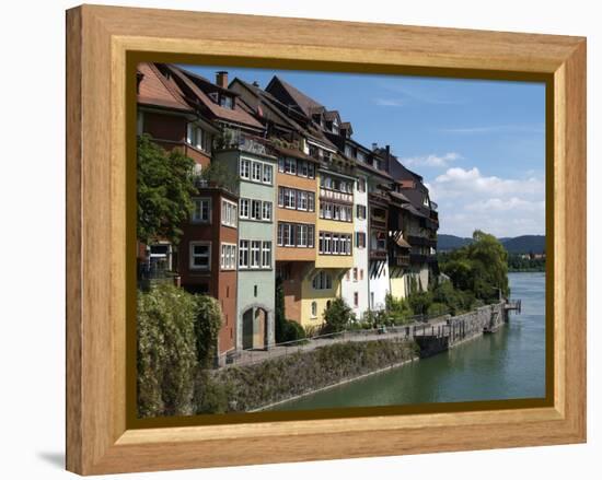 Laufenburg and River Rhine, Black Forest, Baden-Wurttemberg, Germany, Europe-Hans Peter Merten-Framed Premier Image Canvas