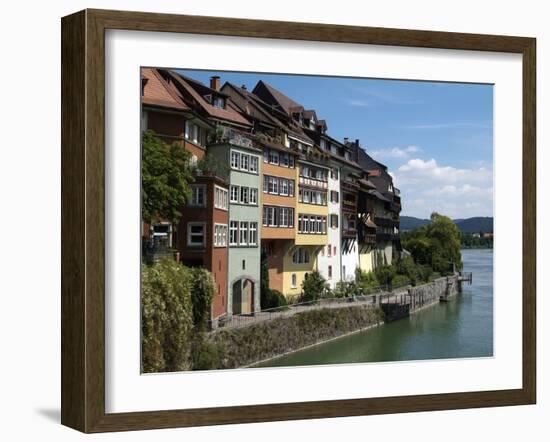 Laufenburg and River Rhine, Black Forest, Baden-Wurttemberg, Germany, Europe-Hans Peter Merten-Framed Photographic Print