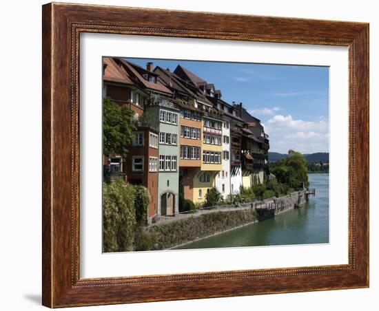 Laufenburg and River Rhine, Black Forest, Baden-Wurttemberg, Germany, Europe-Hans Peter Merten-Framed Photographic Print